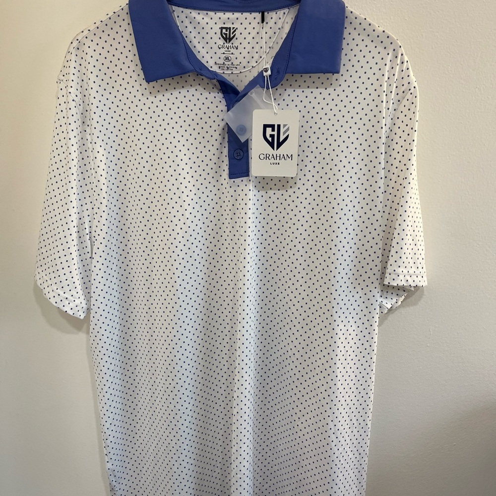 Graham Luxe Golf Polo NWT
